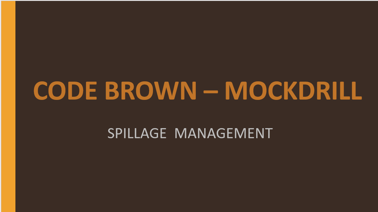 Code Brown Training